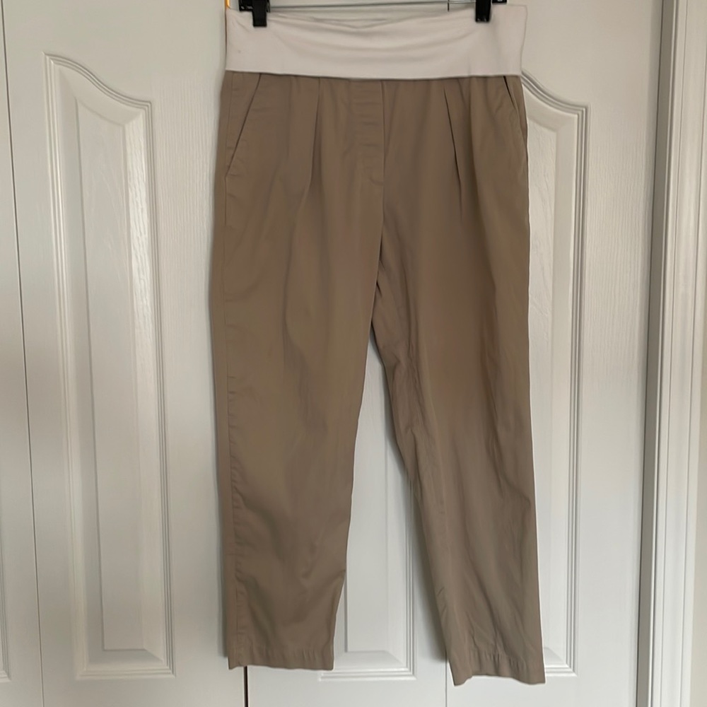 PESERICO Cotton Pull-on Chino w/ fold over waist band